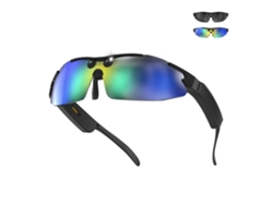 Gafas Inteligentes Ksix Vector Con Cámara Full Hd, Ai, Audio Open-ear, 2 Lentes Uv400, Ip65 Y App Heycyan