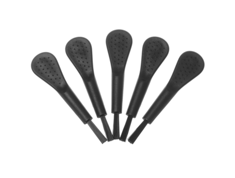 Hisopo SLOWMOOSE de 8 cm para limpieza de Airpods / Earbuds 1/5/25 / 50 piezas 1 pieza [5 piezas-negro]