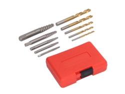 Kit De Extractores De Tornillos Y Tuercas Resistente Con Brocas De Perforación Izquierda Para Quitar Tuercas Rotas 10 Piezas