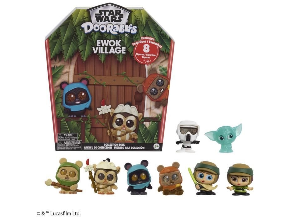 Figuras coleccionables - STAR WARS - Caja de coleccionistas de Ewok - 8 figuras exclusivas, a partir de 5 años