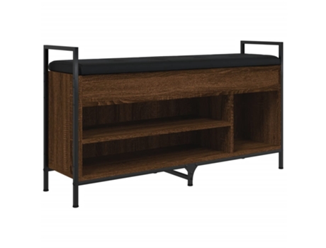 Banco zapatero madera ingeniería VIDAXL marrón roble (105,5x32x57,5 cm)