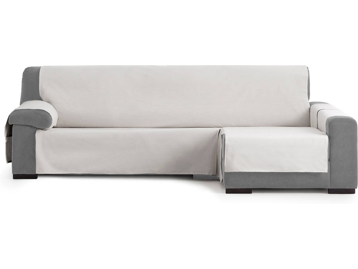 Funda impermeable para Chaise Longue orientación derecha Emma (240 cm - Gris)