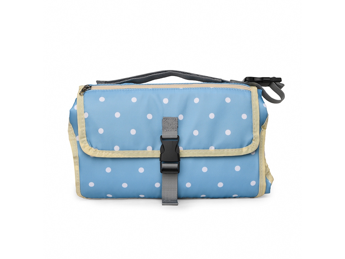 Bolso cambiador multifuncional impermeable Cuich, plegable y extraíble (bolso blanco)