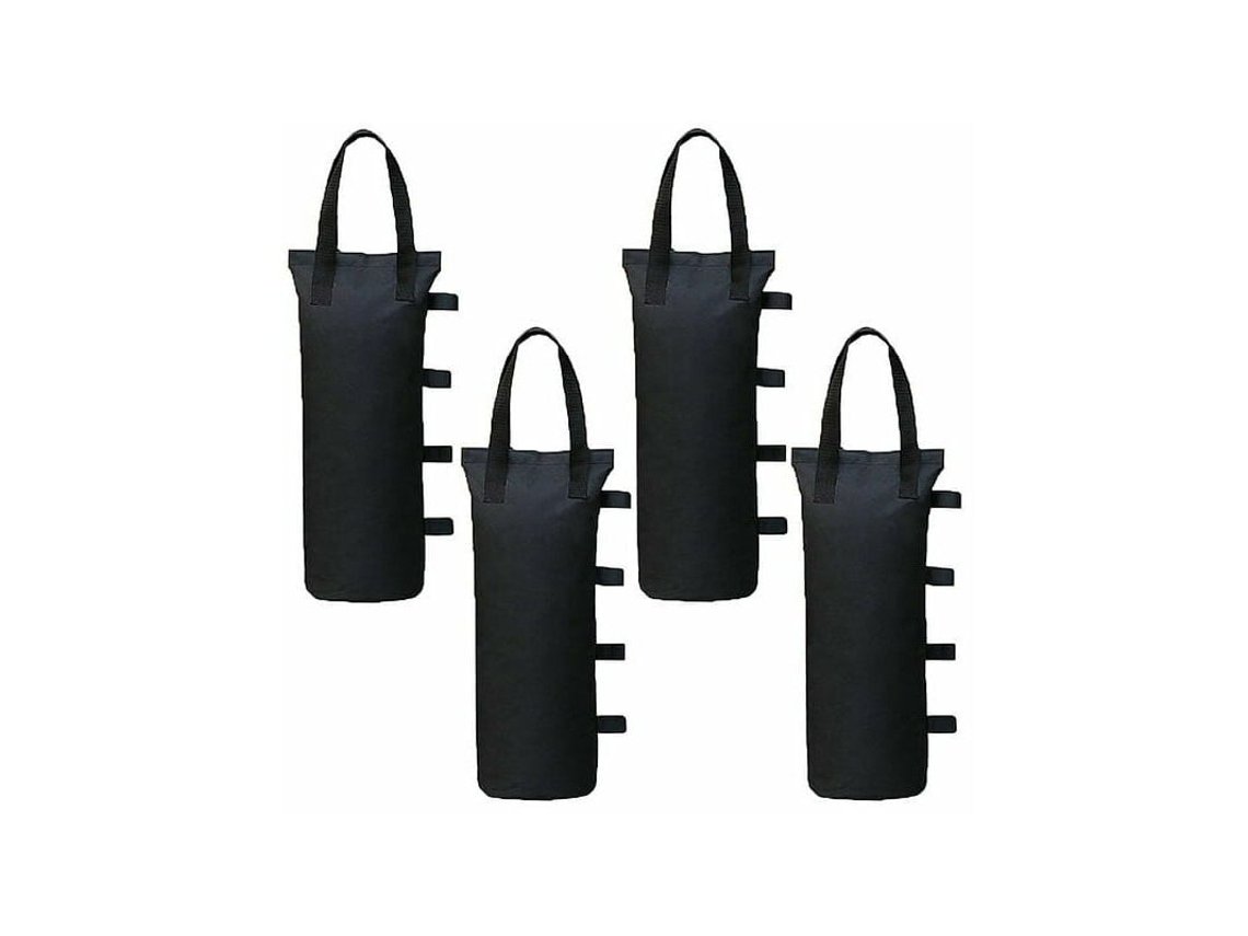 Juego de 4 pesas para cenadores y pabellones, patas de saco de arena y carpa con sombrilla