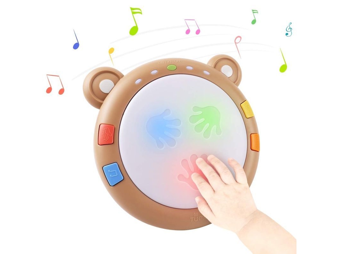 Juguetes Musicales Electrónicos Para Bebés, Batería Educativa Con Luces Para Niños Pequeños.