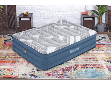 Colchón BESTWAY (150 x 200 cm cm - Plástico - Blanco)