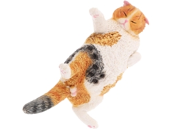 Bonita Figura De Gato De Plástico Para Jardín, Fácil De Instalar Y Mover, Para Patios Y Jardines Para Uso Doméstico E