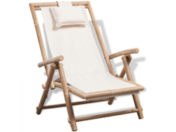 Tumbona de bambú para exterior Dkd Home Decor