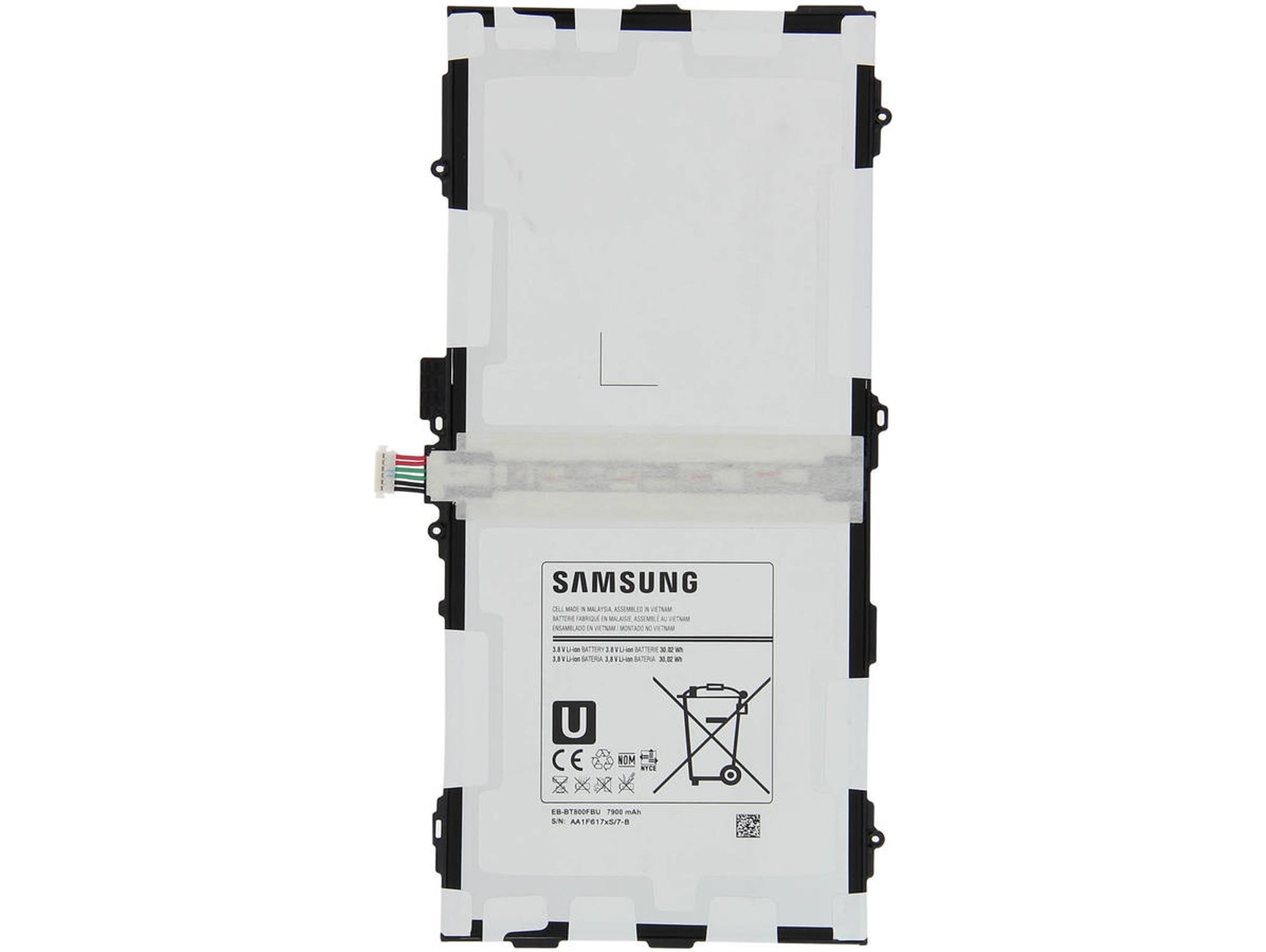 Batería SAMSUNG BAT-ORI-SAM-T800 (Samsung Galaxy Tab S - 10.5'' - 7900 mAh)