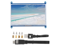 Tela Lcd Raspberry Pi De 7 Polegadas (hdmi Hd, Resolução 1024x600)