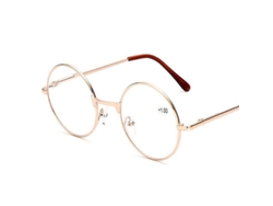 Gafas De Lectura Redondas De Metal Estilo Retro Con Dioptrías +1.0, 1.5, 2.0, 2.5, 3.0 Y 3.5. Unisex.