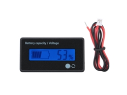 Monitor De Capacidad De Batería Lcd Con Alarma Intermitente 12-84v Gy-6gd Pcb Htn Azul