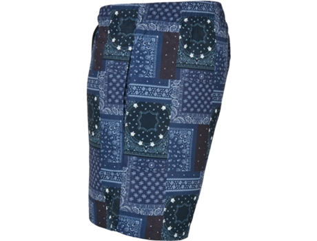 Pantalones Cortos de Baño para Hombre de Playa URBAN CLASSICS (4XL - Azul)