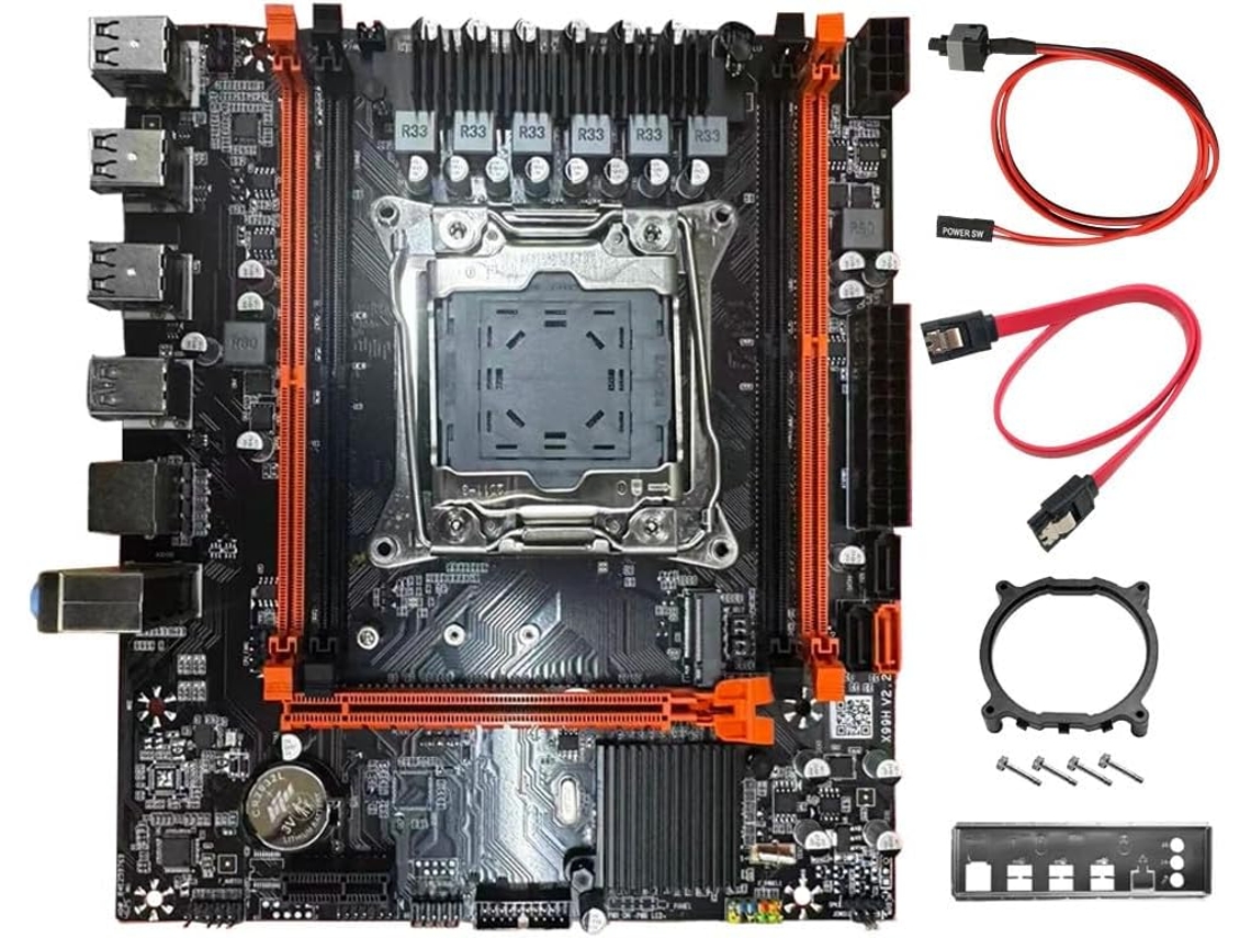 Placa Base X99 Gaming Lga2011-3 B85, 4 Ranuras Para Memoria Ram Ddr4 Reg Ecc, M.2 Pcie, Sata3.0