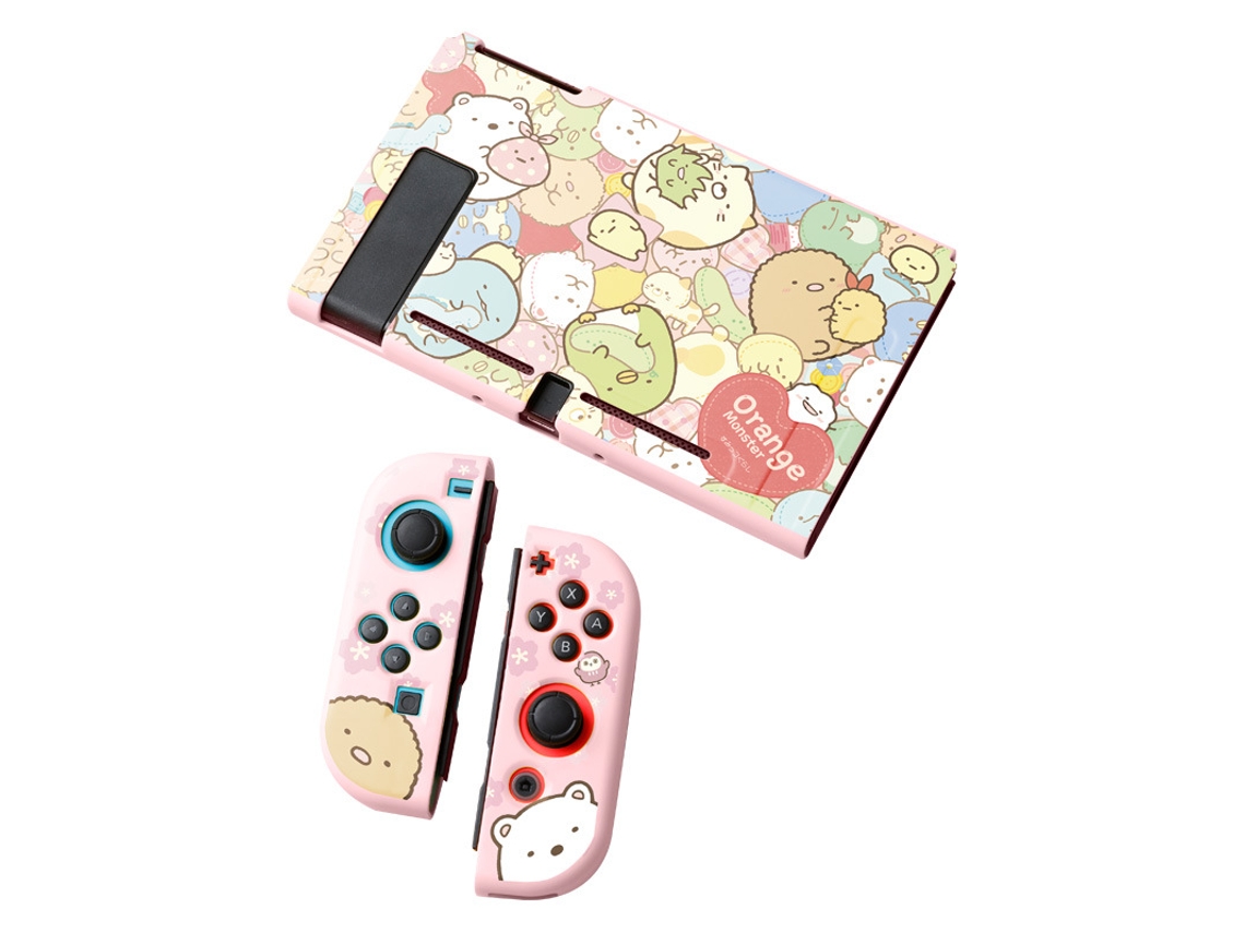 Caja Protectora Switch, Funda De Tpu Suave Mate De Encierro Completo, Resistente Al Agua Y A Los Impactos, Cubierta Ns De Criaturas Bonitas