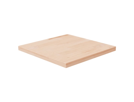 MAISON EXCLUSIVE Tablero de mesa cuadrada madera de roble sin tratar 40x40x2,5cm