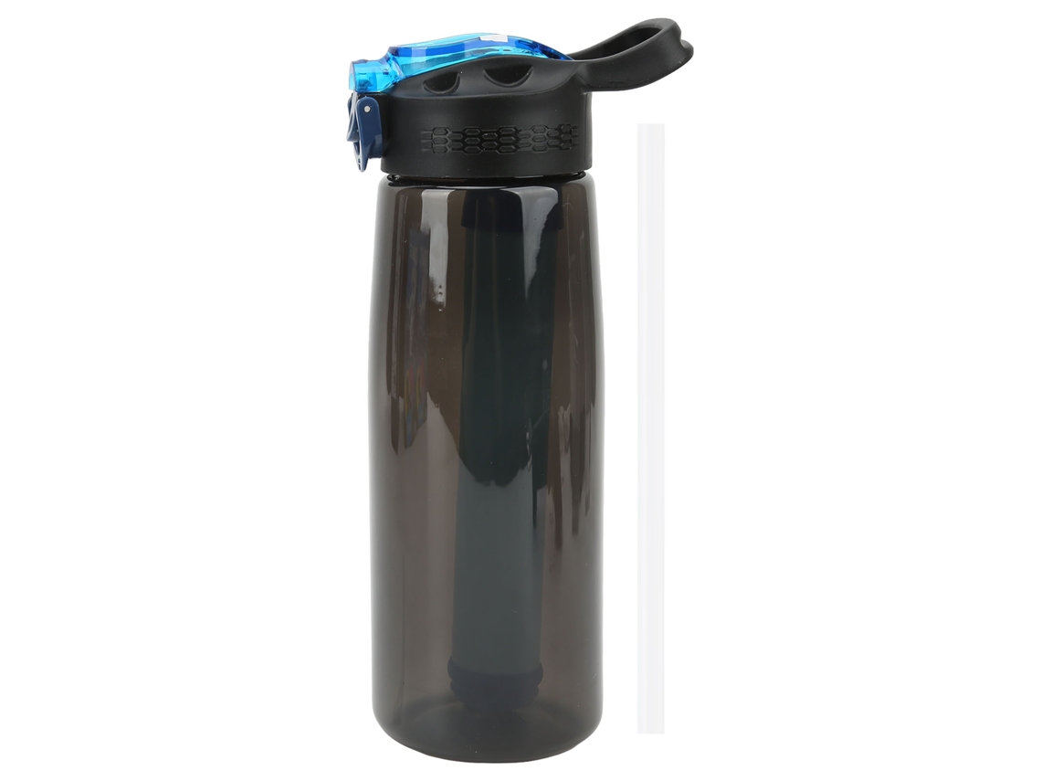 Garrafa De Água Esportiva 650ml Com Canudo Prova De Vazamento E Poeira Para Camping Hiking Atividades Ao Ar Livre