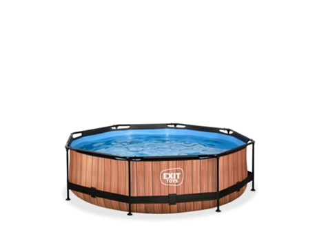 Piscina Tubular EXIT TOYS (TU - Márron)