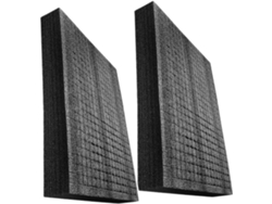 Inserto De Espuma De Rejilla Negra De 350x250x40 Mm, 2 Piezas, Acolchado De Espuma De Pe