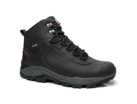 Botas MERRELL Vego Mid Leather Waterproof Hombre (Negro - Cuero Natural -42)