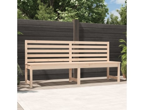 Banco de Jardín VIDAXL madera maciza de pino 201,5 cm