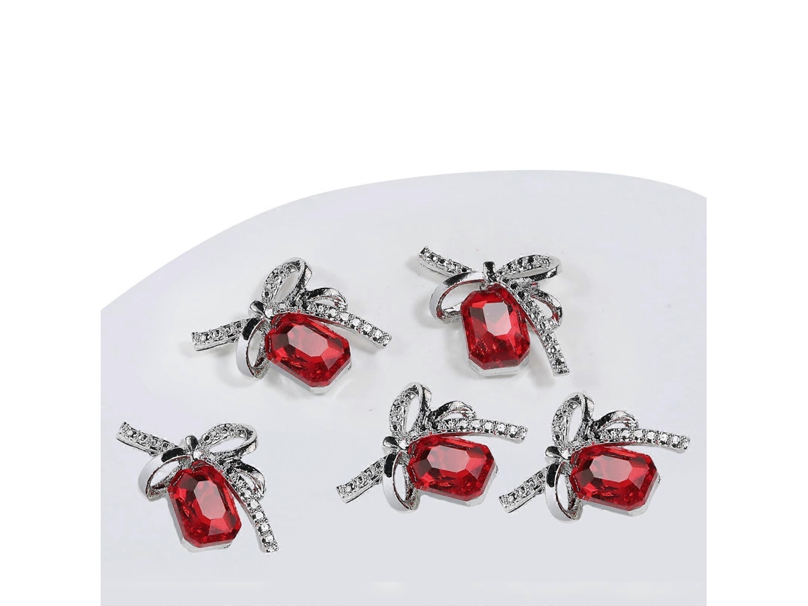 5 piezas de decoración de uñas con diamantes de imitación para hacer tú misma. Dale un toque de moda a tus uñas. Para mujeres y niñas. Hengrongshen