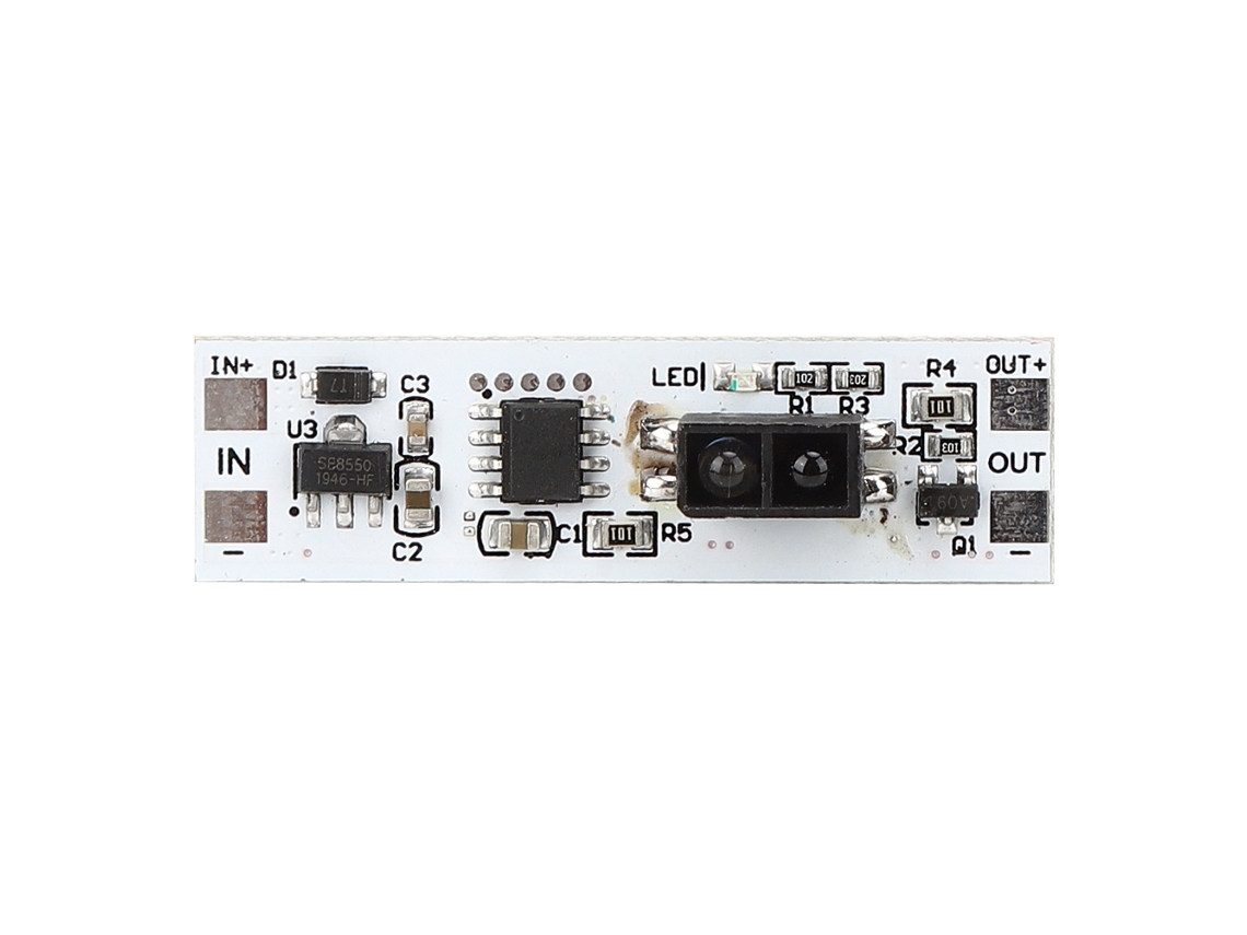 Módulo De Sensor De Barrido Manual 5-24vdc Para Luz Led Armario Alacena