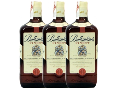 Whisky BALLANTINE'S Blended Ballantine's (1 L - 3 unidades)