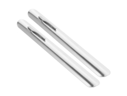 2 Rascadores De Migas De Acero Inoxidable Para Restaurante Y Hogar Limpiador De Mesa Portátil 15,00x1,50x0,20cm Plata