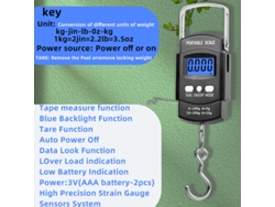 Báscula electrónica de precisión portátil Siurn de 50 kg