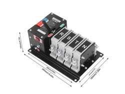 Interruptor de transferencia automática de doble alimentación 4P 100A, conmutación en milisegundos, CA 400V