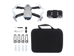 Dron Cuadricóptero Plegable Con Control Remoto, Cámara Dual 4k, Sistema Para Evitar Obstáculos Y Luces Led. Apto Para Mayores De 14 Años.