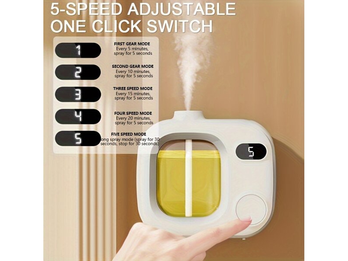 Difusor y purificador de aroma automático Arvayotoy