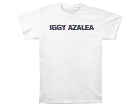 Camiseta ROCKINSTONE con logo digital de Iggy Azalea (Algodón - L)