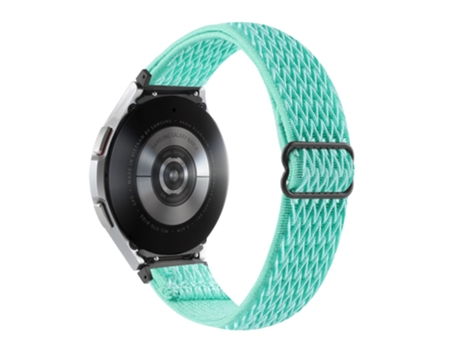 Correa de nailon bucle solo elástico para Samsung Galaxy Watch 4 40mm 44mm/Watch 4 Classic 42mm/Watch 5 40mm 44mm/Watch 5 Pro 45mm - verde menta