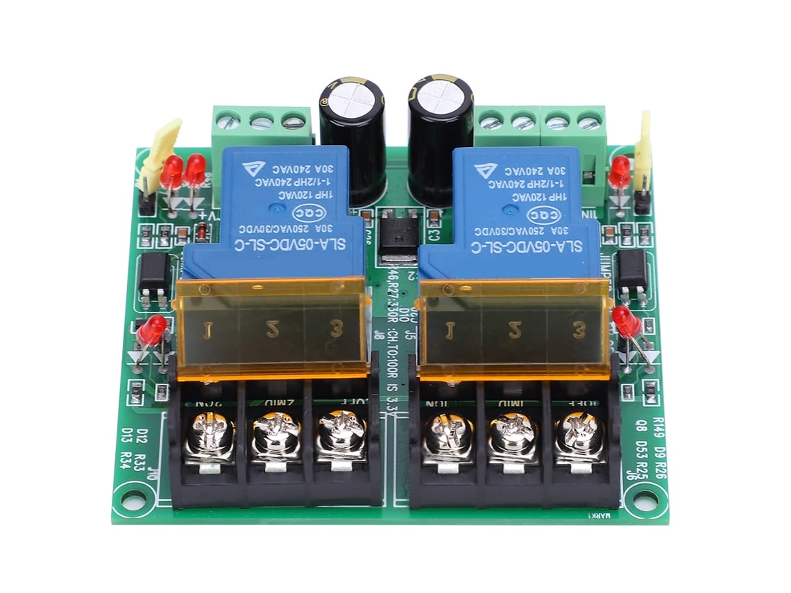 Módulo De Relé De Alta Potencia 5v/12v 2 Vías 30a Componente Electrónico 2rl‑5v12v30a