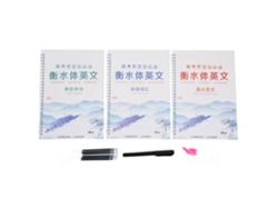 Cuaderno De Caligrafía Inglesa Estilo Hengshui Con Ranuras Reutilizables Para Niños Y Estudiantes