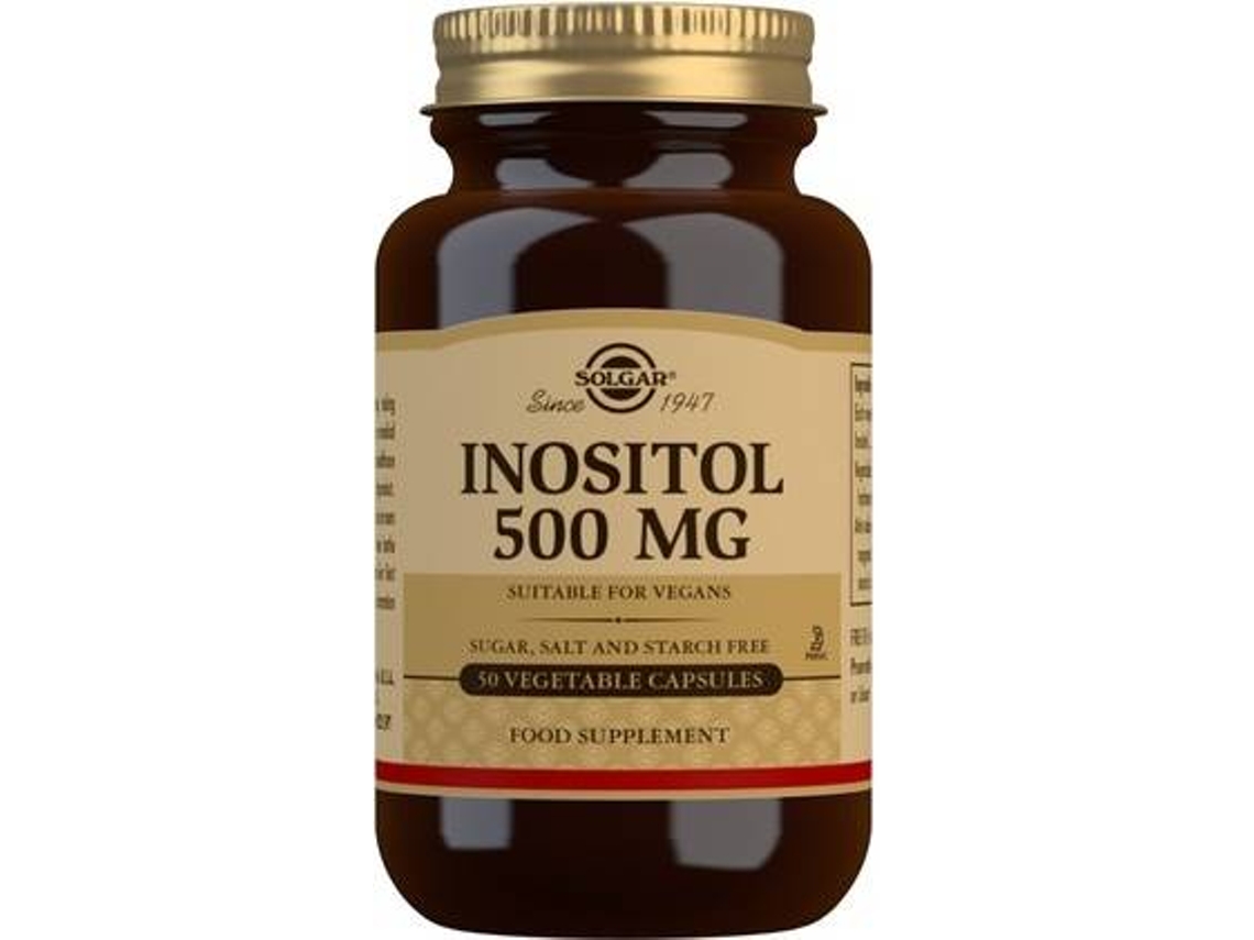 Complemento Alimentar SOLGAR Inositol (50 cápsulas vegetais de 500mg)