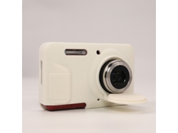 Estuche EIFSON para cámara digital Kodak Pixpro Fz55, con tapa de objetivo (compatible, blanco)