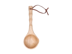 Cuchara De Madera Larga Y Duradera Para Sopa, Gachas, Cuchara, Utensilio De Cocina, Herramienta De Cocina, Color Claro.