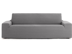 Funda de Sofá 3 Plazas EYSA Premium Jaz Tejido Multielástico (260 x 70 x 120 cm - Poliéster y Algodón - Gris)