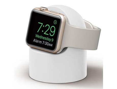 Cargador de Apple Watch SLOWMOOSE Mling Stand Apple Watch Gestión de cables para Iwatch (Blanco)