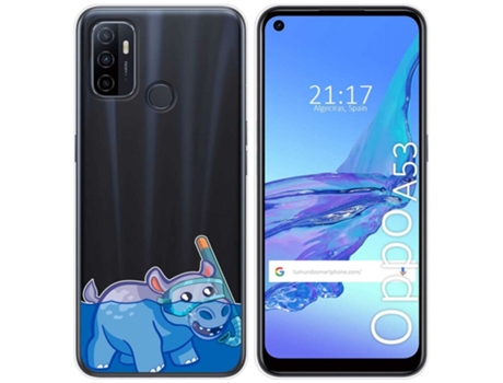 Carcasa Oppo A53 / A53s TUMUNDOSMARTPHONE Dibujos Transparente