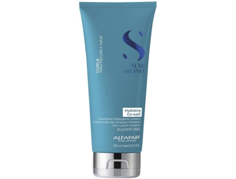 Acondicionador ALFAPARF MILANO Semi Di Lino Curls Hidrating Co-Wash (200 ml)
