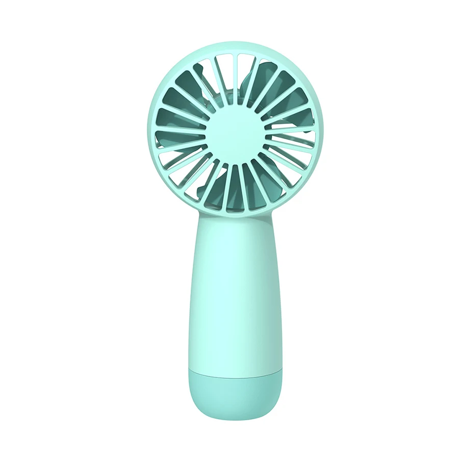 (verde Claro) 1500 Mah, Pesa Solo 90 G, Ventilador Portátil De Mano, Mini Ventilador Usb, Tres Velocidades De Viento.