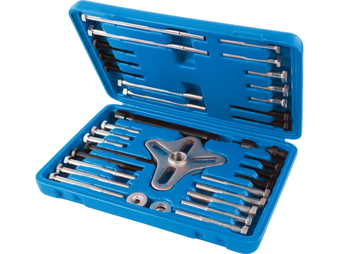 Conjunto de Extractores de Poleas para Barra Estabilizadoras - 46 piezas SILVERLINE 515011