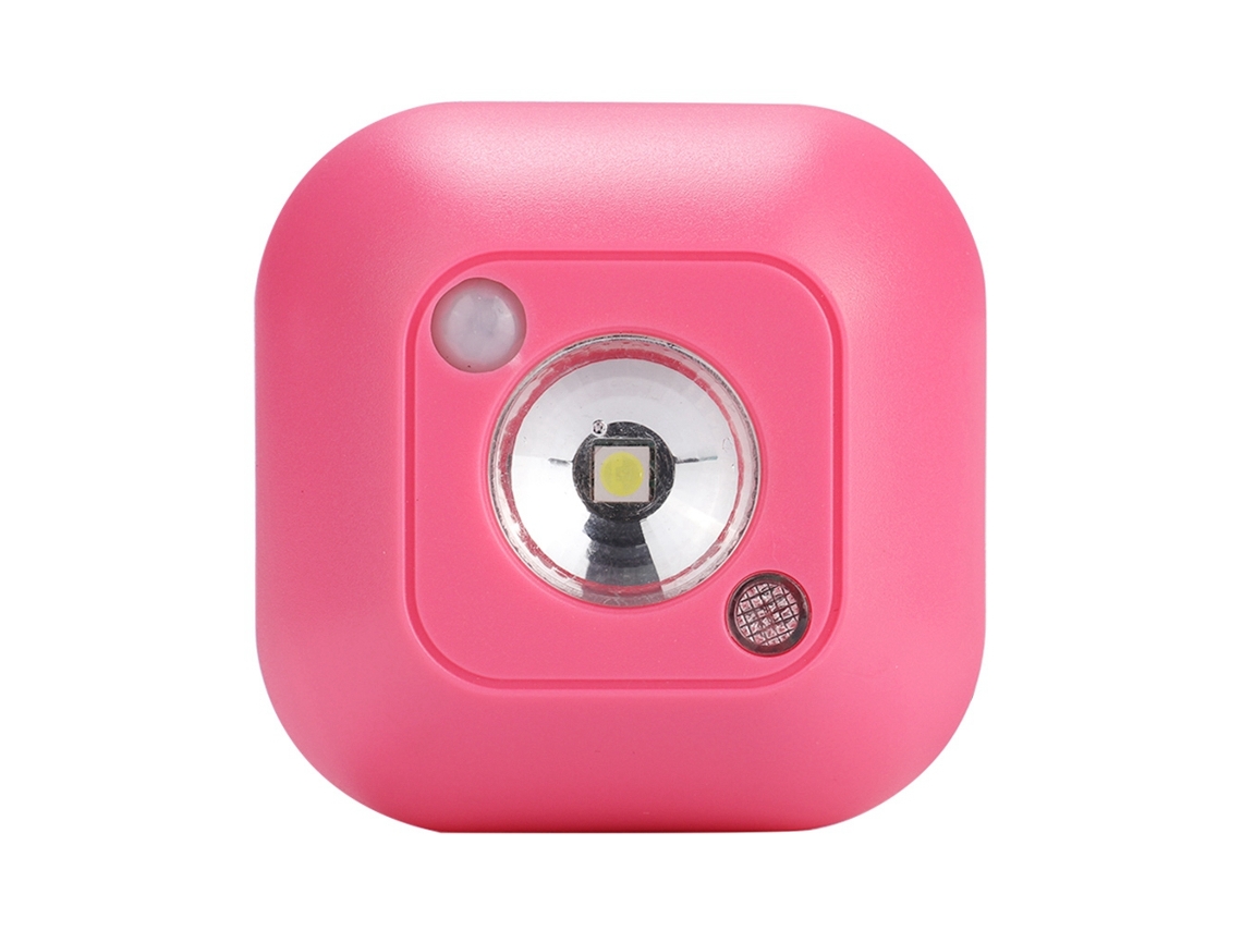 MEOIRUERY Luz LED con sensor de cuerpo humano, lámpara nocturna para casa, habitación, armario, interior, control de luz 0,2 W, roja