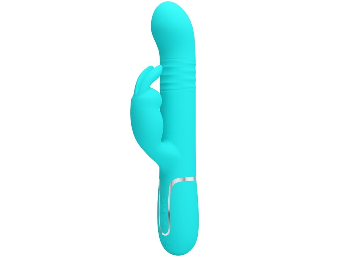 Pretty Love - Vibrador Coale Rabbit Perlas Verde Agua Pretty Love Flirtation