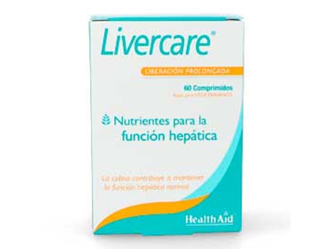 Complemento Alimentar HEALTH AID Livercare 60 Tabl