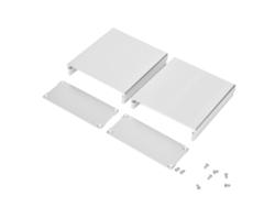 2026as-caja De Enfriamiento De Aluminio Divisible Para Placa De Circuito Diy, 40x97x100mm, Radiador, Enclosure Electrónico